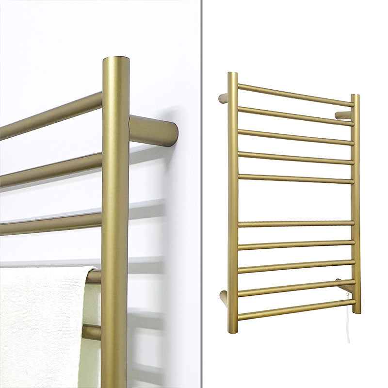 מחמם מגבות 10 שלבים זהב מט