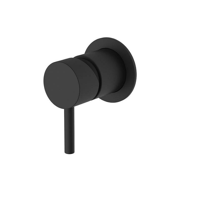 אינטרפוץ 3 דרך עגול שחור מט