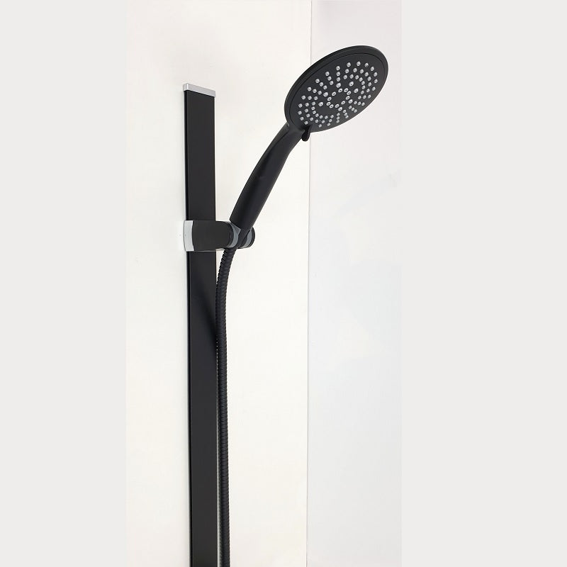 מוט פינוק לקסה בהדבקה שחור מט