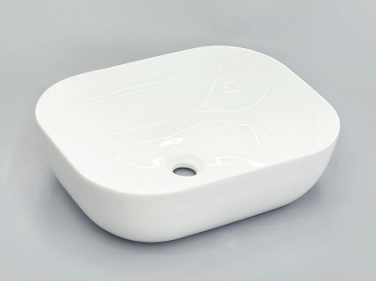 כיור מונח אופיר לבן 25\36