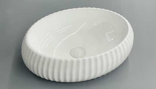 כיור מונח תמר לבן מט