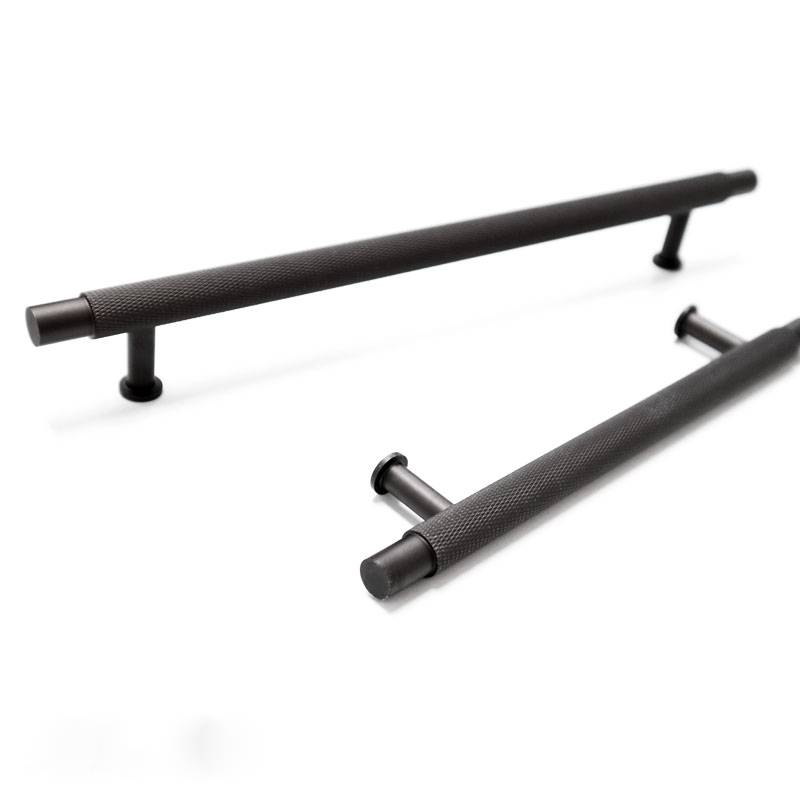 ידיות לארון מטבח לוקה שחור מט