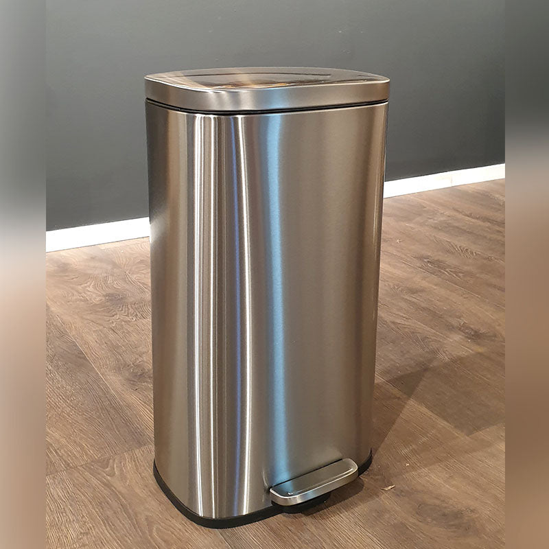 פח אשפה ורנר ניקל מוברש מט 30 ליטר