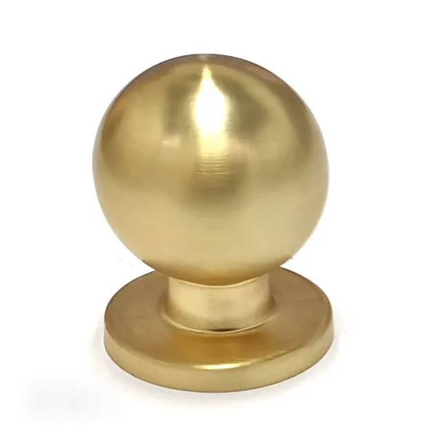 ידית כפתור לארון מטבח ורה זהב מט