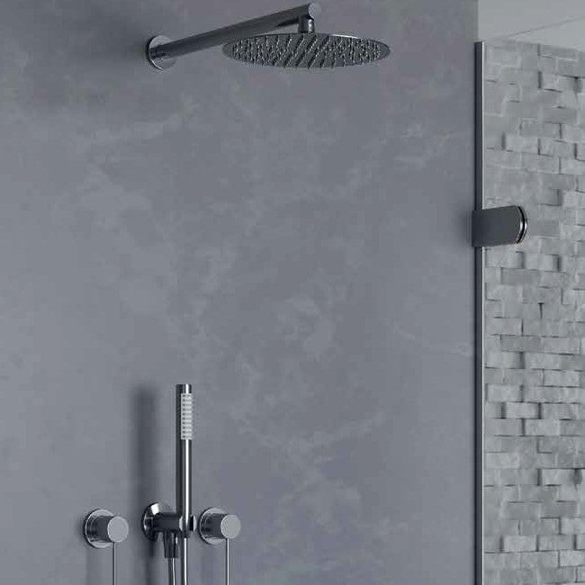 סט 2 אינטרפוצים 3 דרך ניקל מבריק