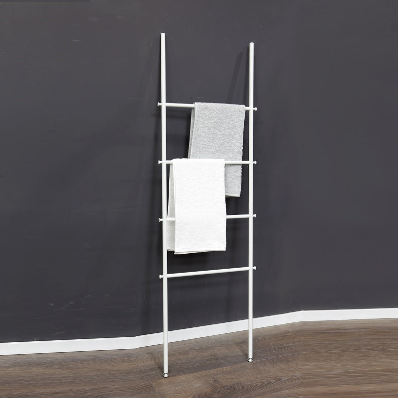 סולם מגבות לבן מט