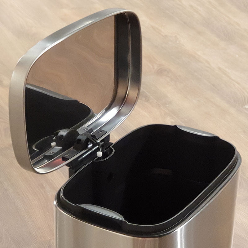 פח אשפה ורנר ניקל מוברש 50 ליטר