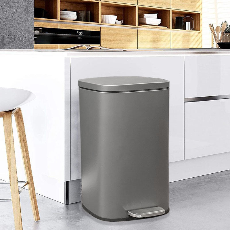 פח אשפה ורנר גרפיט 50 ליטר