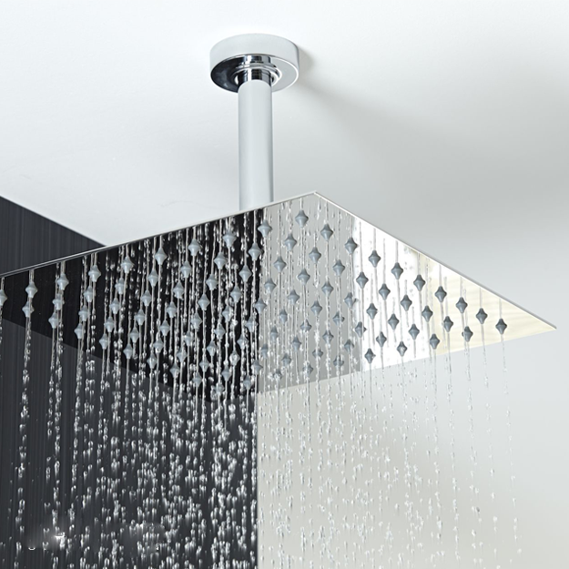 זרוע לראש מקלחת אלון ניקל מבריק