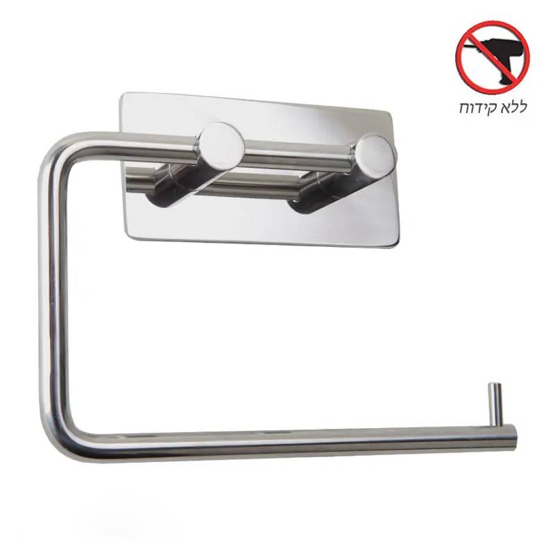 מחזיק נייר טואלט סנסה ניקל מבריק