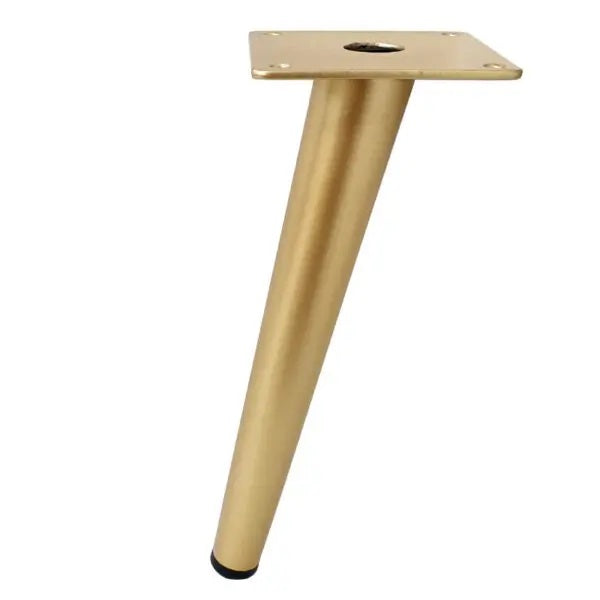 רגל לספה/מזנון/שידה דגם ליאו זהב מט