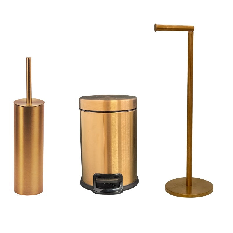 סט אביזרי אמבטיה מונחים רוזה רוז גולד