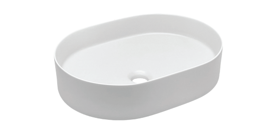 כיור מונח ריף לבן