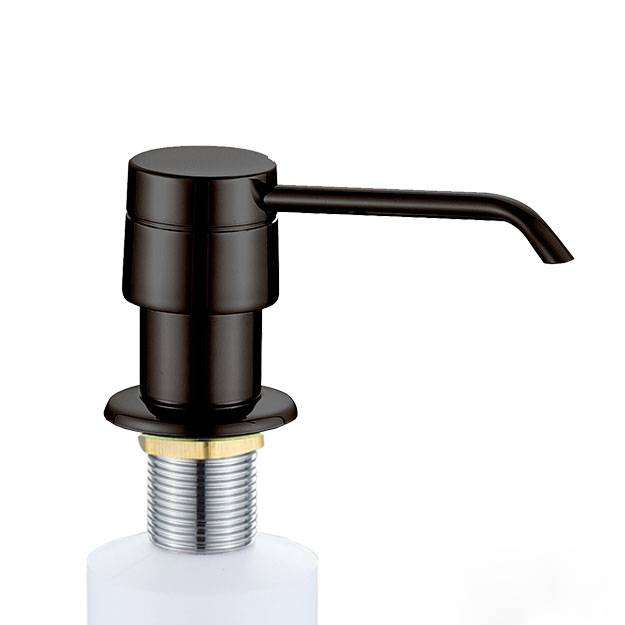 דיספנסר לכיור שחור מט