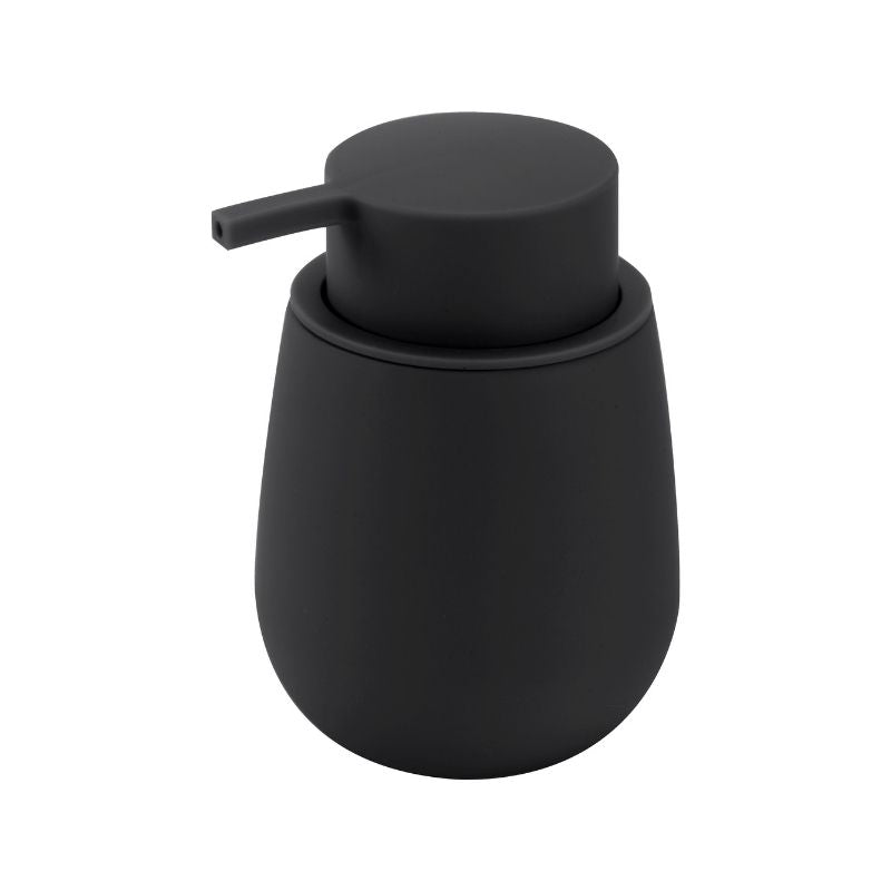 דיספנסר לסבון נוזלי אפור שחור מט