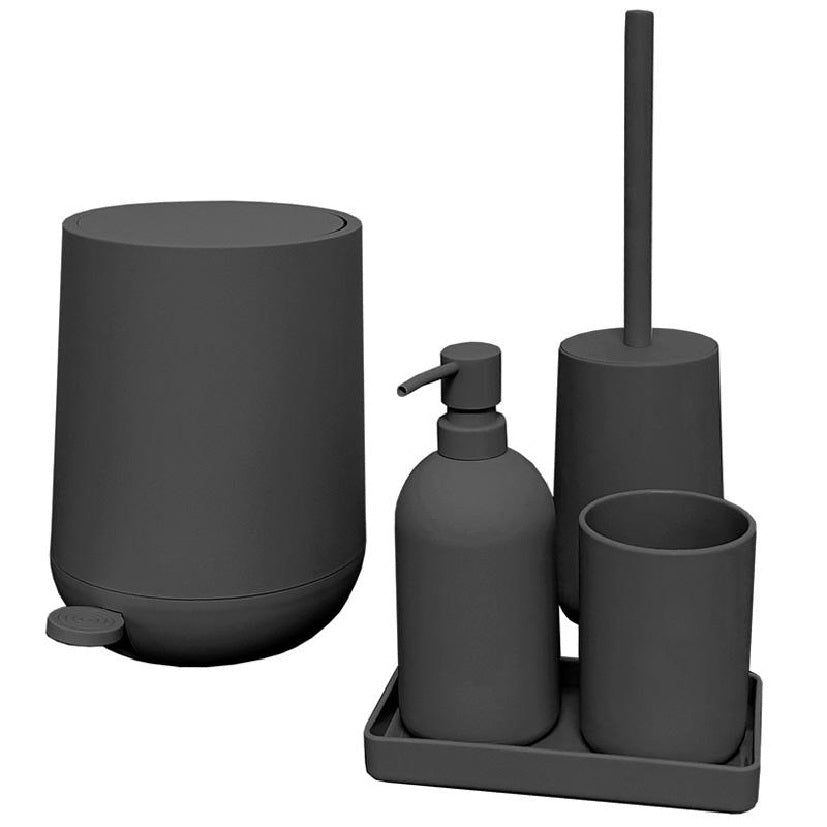 סט אביזרי אמבטיה וגאס שחור מט