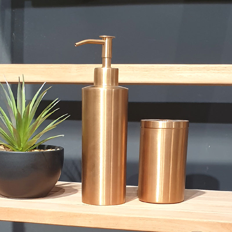 סט אביזרי אמבטיה סופיה רוז גולד