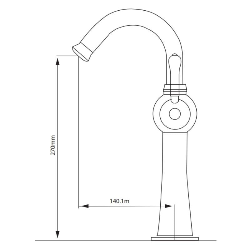 ברז אליסיה שחור