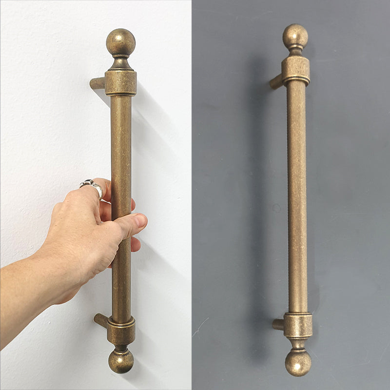 ידית מקרר ורה זהב פליז עתיק