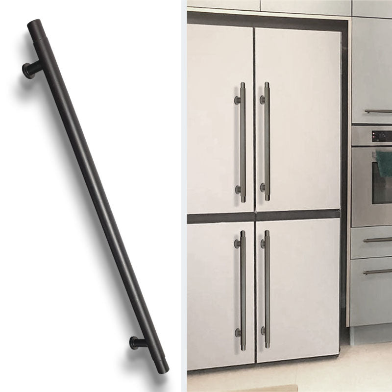 ידית מקרר סלינה שחור חלק