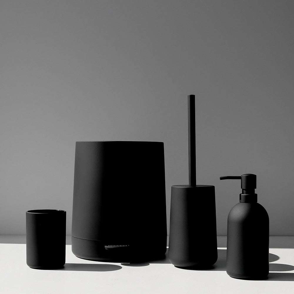 סט אביזרי אמבטיה וגאס שחור מט