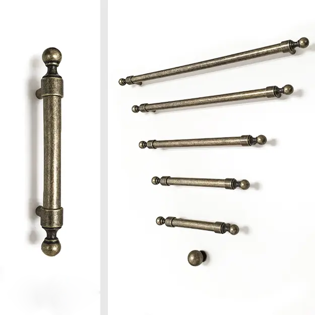 ידית ארון מטבח ורה פליז עתיק